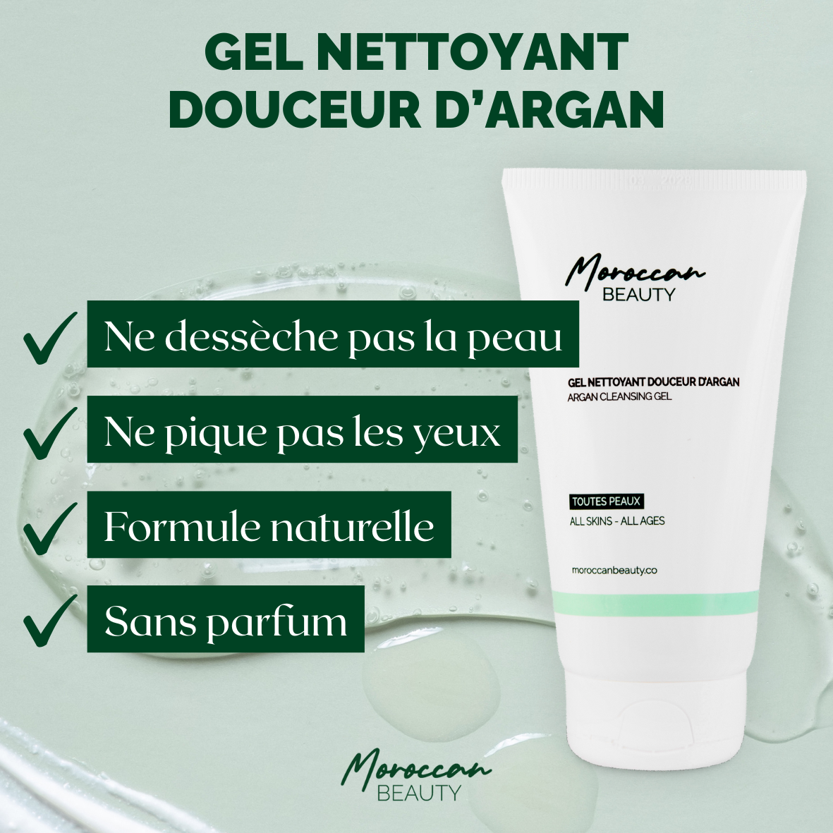 Gel Nettoyant Douceur D'Argan