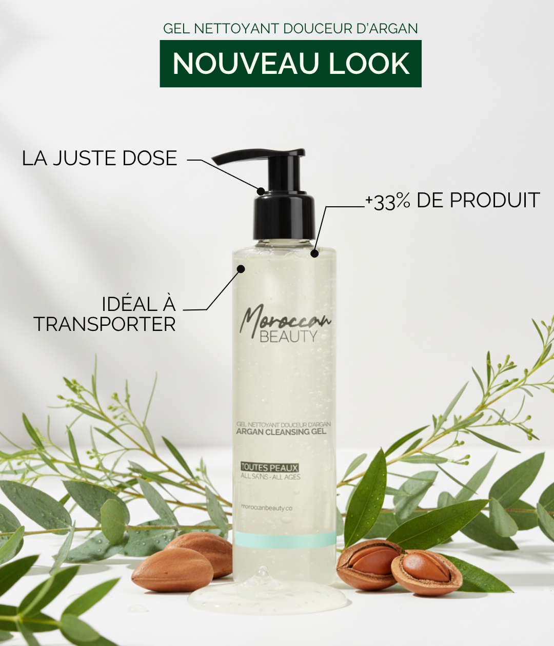 Gel Nettoyant Douceur D'Argan