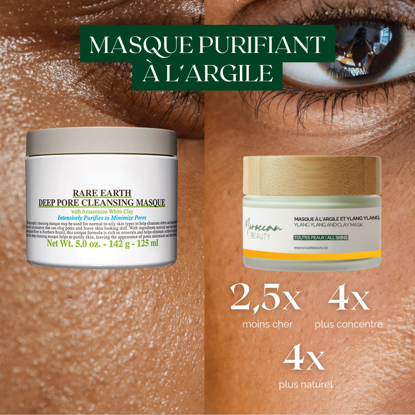 Purifying Ylang Ylang mask - 99% natural